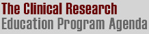 Clinical Research Coordinator Training Agenda